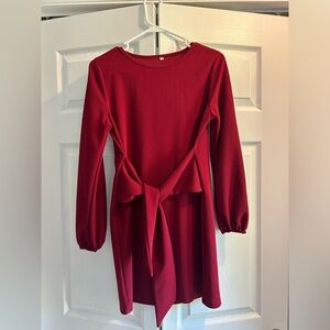 Basic red Amazon dress SMALL